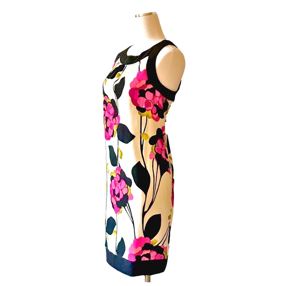 AB Studio SZ 16 Sleeveless Floral Shift Dress EUC